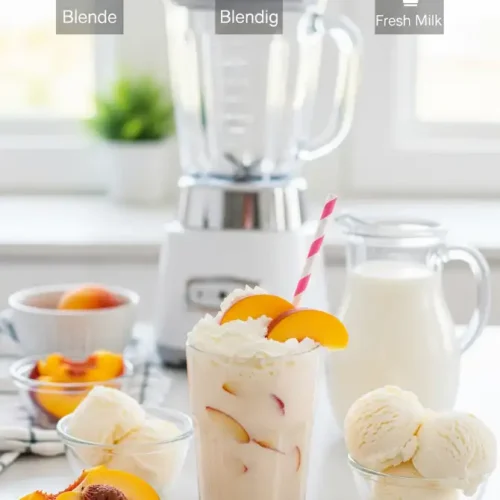 How To Make A Peach Milkshake- A Guide