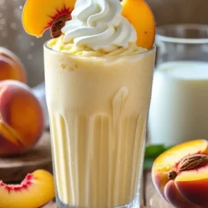 Peach MilkShake- A Creamy Summer Delight