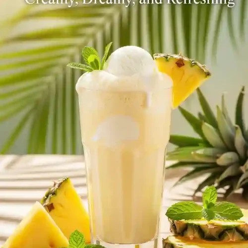 Pineapple Milkshake Recipe- Creamy, Dreamy, And Refreshing
