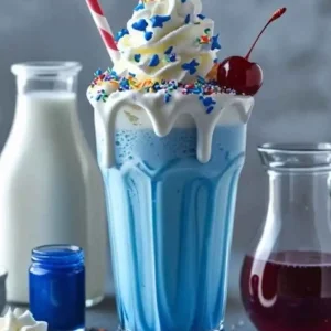 Blue Milkshake Recipe- A Creamy Delight