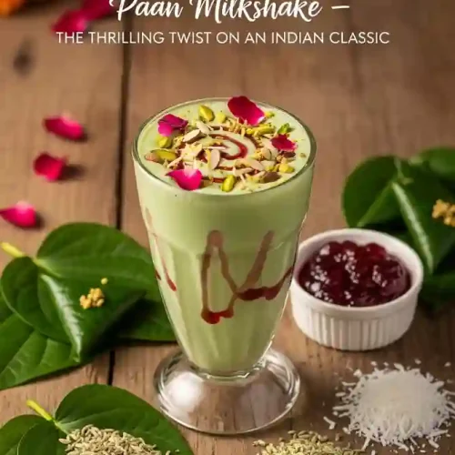 Paan Milkshake.. The Thrilling Twist on an Indian Classic